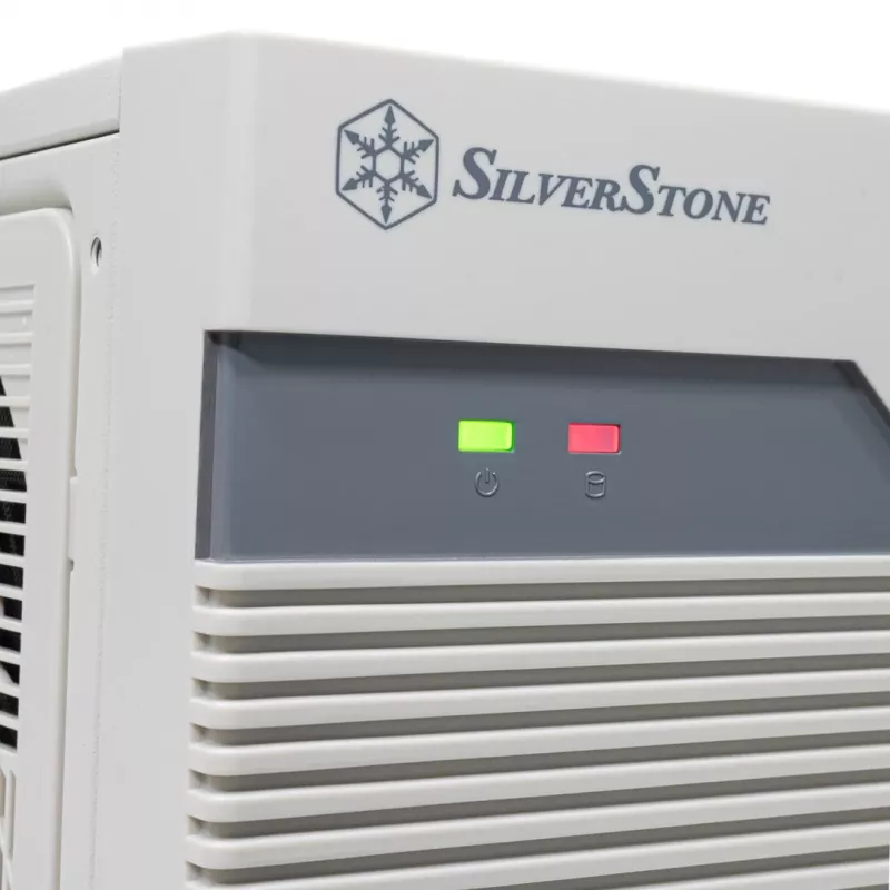 Korpusas SilverStone SST-FLP01W HTPC baltas