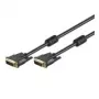 Wentronic Goobay DVI-D FullHD Dual Link kabelis, juodas, 10 m - DVI-D kištukas Dual-Link (24+1 kontaktas) > DVI-D kištukas Dual-Link (24+1 kontaktas) (93109)