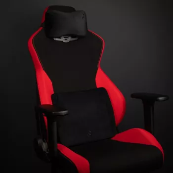 Prisimintos formos pagalvių rinkinys nitro concepts NC-PST-MF-001 juodos spalvos, ergonomiškos atraminės pagalvės iš putų su atmintimi