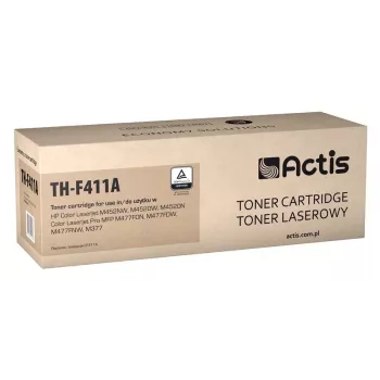Actis TH-F411A toner (pakaitalas HP 410A CF411A; standartinis; 2300 puslapių; cian)