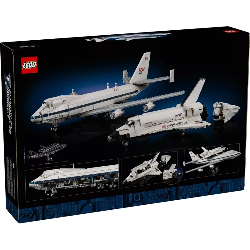 LEGO Icons 10360 Shuttle Carrier Aircraft kaladėlių rinkinys, 2417 detalių