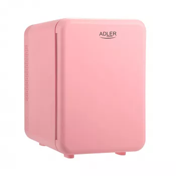Mini šaldytuvas Adler AD 8084 | Laisvai pastatomas | Sandėliavimo tipas | Aukštis 27 cm | Naudingas tūris 4 L | Rožinis