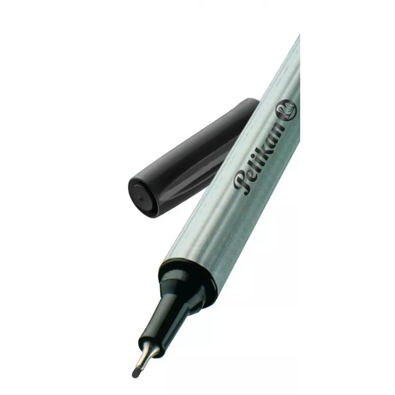 Pelikan Fineliner 96 Fine 0,4 mm juoda, mėlyna, raudona, 3 vnt.