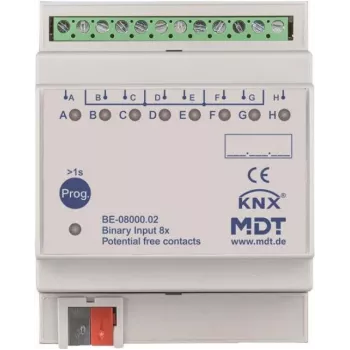 MDT BE-08000.02 8-ių kanalų dvejetainis įėjimas, 4 TE, REG