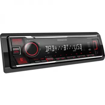 Kenwood KMM-BT408DAB, juodas, 1 DIN, 88 W, 4.0 kanalų, 50 W, 20 - 20000 Hz