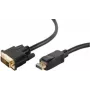 Vaizdo kabelio adapteris ShiverPeaks BS77493-1 3m DisplayPort DVI juodas