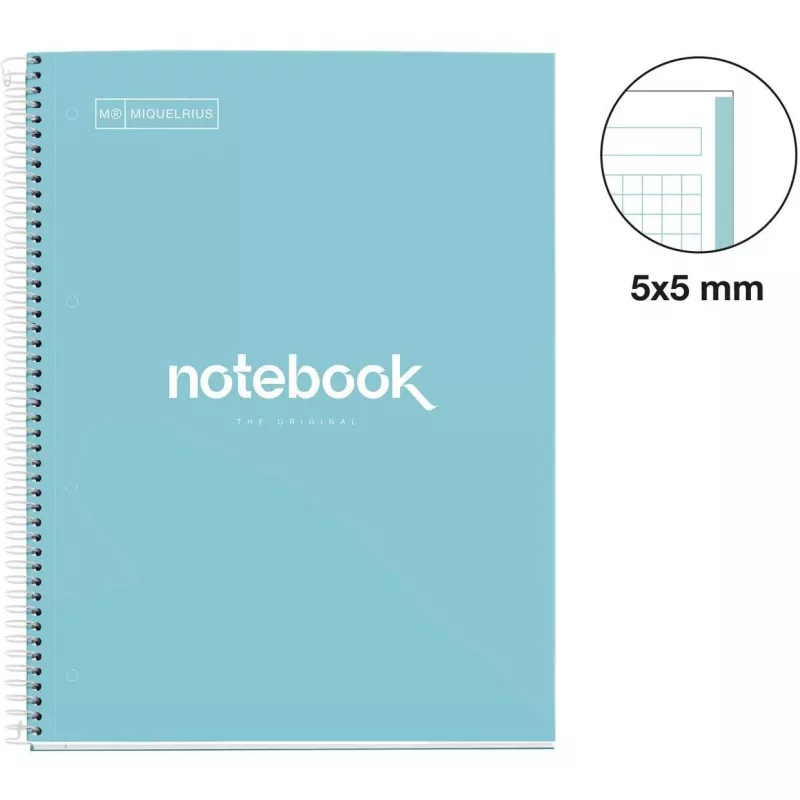 MIQUELRIUS College Notebook Emotions 1 kvadratinis DIN A4 vidinis paraštė (A460434)
