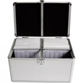 Dėklas MediaRange BOX75 200 diskų sidabrinis