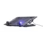 Aušinimo stovas nešiojamam kompiuteriui Gembird NBS-1F17T-01, iki 17 colių, 1×15 cm ventiliatorius, USB 2.0, 370×265×33 mm, 350 mA, juodas