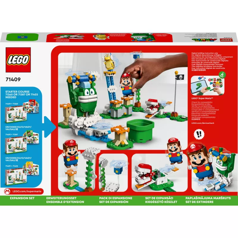 LEGO Super Mario 3 priešų figūrėlės 71409 – Bumerango brolis ir Piranijos augalas