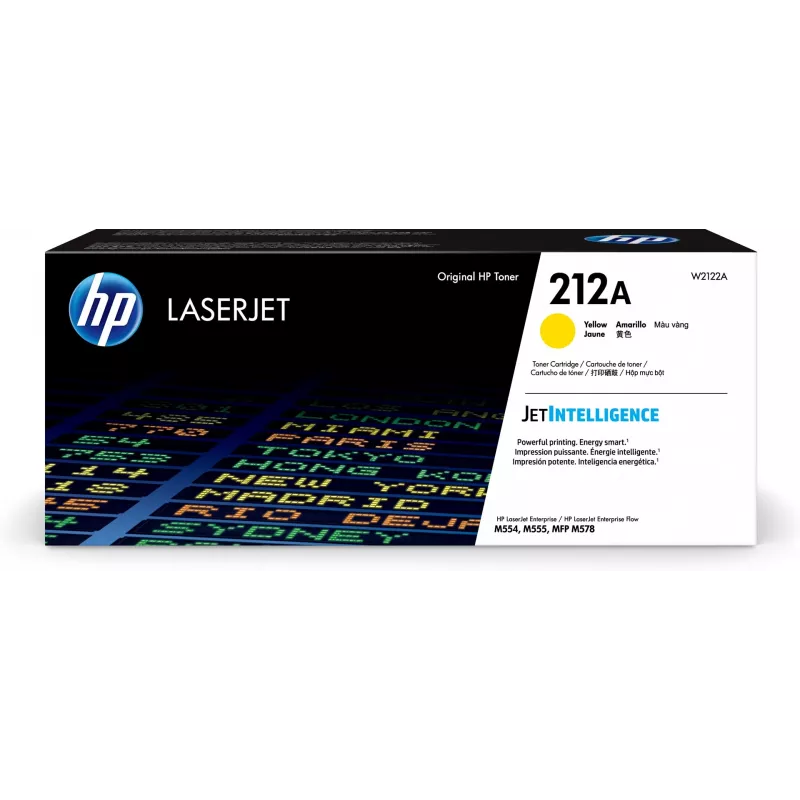 HP 212A geltona originali LaserJet toneryje kasetė