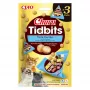 Šlapias skanėstas katėms INABA Cat Churu Tidbits tuno receptūra — 3 x 12 g paketėliai
