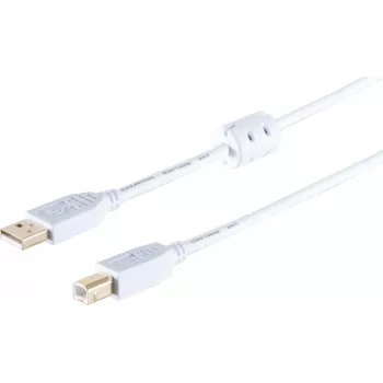 USB 2.0 laidas ShiverPeaks Type A į B 3 m, modelis 77023-WF