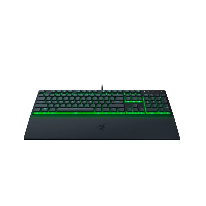 Razer Ornata V3 X – belaidė žaidimų klaviatūra su RGB apšvietimu, kirilica, tylia membrana