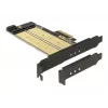 DeLOCK 89630 Vidinė PCIe sąsajos plokštė su dviem M.2 lizdais (SATA ir PCIe)