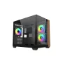Korpusas Cooler Master Elite 481 Wood – dviejų kamerų mATX su natūralaus medžio dizainu ir dviem grūdinto stiklo plokštėmis