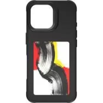 4smarts E-Ink dėklas / NFC ekranas iPhone 17, paruoštas Qi2 - juodas (541787)