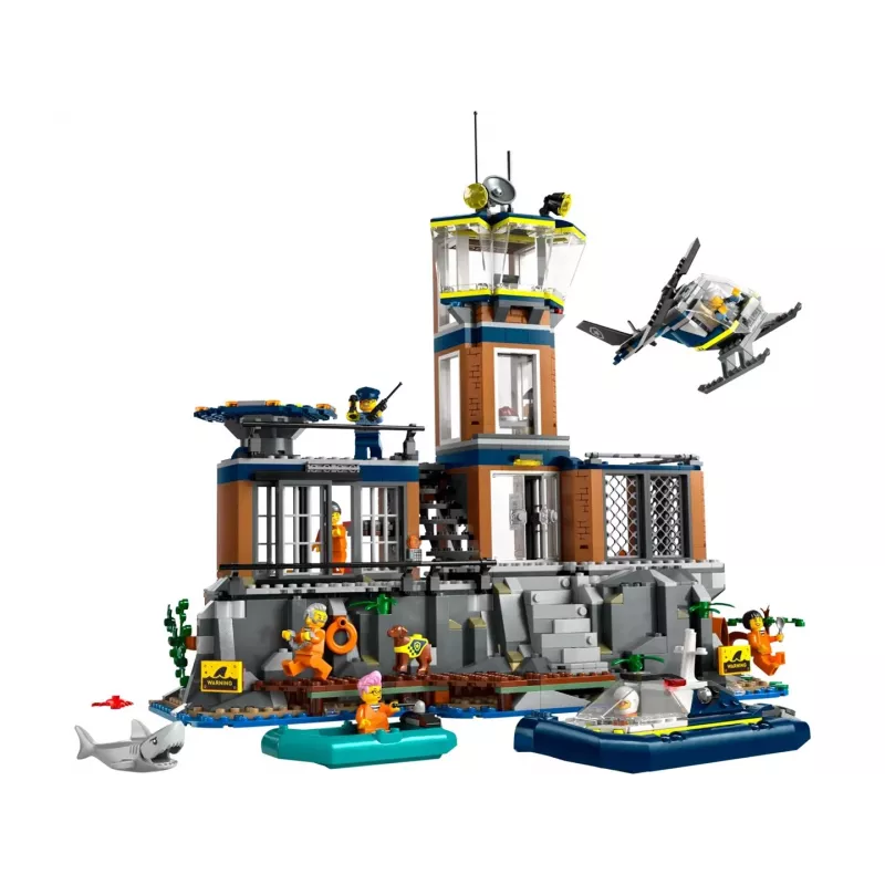 LEGO City Policijos nuovada Kalėjimo sala 60419 – 980 dalių, 7 minifigūrėlės