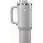 Termopuodis Lurch Big Cup Jura Grey 1,2 L dvigubos sienelės vakuuminis nerūdijantis plienas, šiaudelis, 12 h šilumos išlaikymas