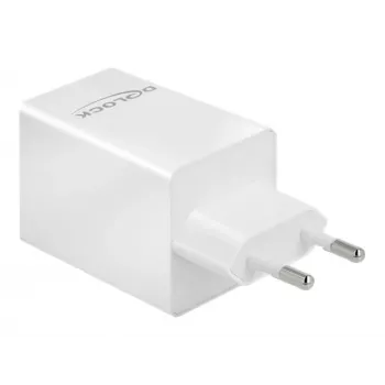 Kroviklis DeLOCK USB GaN įkroviklis USB Type-C PD 3.0 ir USB Type-A 48 W