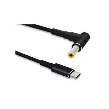 Lyties keitiklio laidas Microconnect USBC-DC-5A-20V USB C į 5.5×2.5 mm 1,2 m juodas