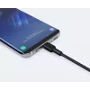 AUKEY CB-CD30 USB-A į USB-C kabelis 0,9 m, pintas nailonu, 60W PD, 3A, juodas