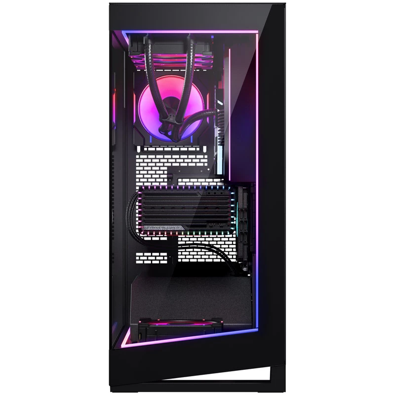 Phanteks NV5 Premium DRGB rinkinys + maitinimo šakotuvas, 3x išoriniam rėmui, 1x pagrindinės plokštės kabelių dangtelis - juoda