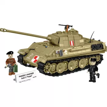 Konstrukciniai blokeliai Panzer V Panther G Pudel 1133 detalės