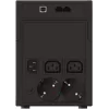 PowerWalker VI 1200 SHL linijiškai interaktyvus UPS 1200 VA (1,2 kVA), 600 W, 4 lizdai (2x Schuko, 2x IEC C13), USB, LCD, juodas