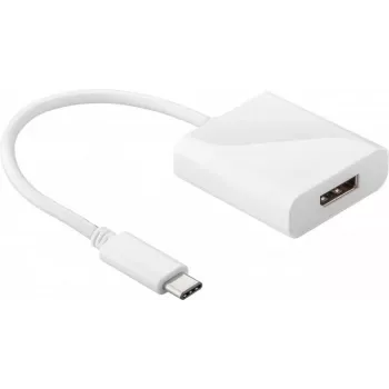 Wentronic Goobay USB-C™ Adapter – DisplayPort, Baltas