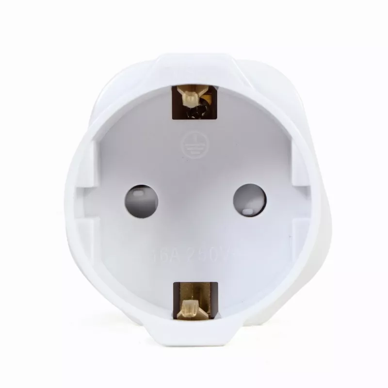 Gembird A-AC-EUFUKM-01 AC maitinimo adapteris, EU Schuko kištukas į UK lizdą, 13 A