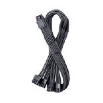 CableMod C-Series Pro ModMesh 16-pin į 4×8-pin ilginimo rinkinys Corsair Type 4/3 maitinimo šaltiniams, anglies spalvos, 60 cm