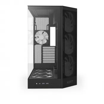 NZXT H9 Flow RGB+ Midi Tower korpusas juodas