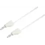 VOLTCRAFT matavimo laidas [4 mm kištukas - 4 mm kištukas] 0.75 m baltas MSB-300 (MSB-300-0.75-WS)