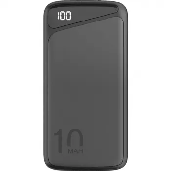Greičio įkrovimo Powerbank 10.000 mAh (juodas, USB-C PD, QC 3.0, 10.000 mAh)