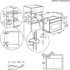 Įmontuojama orkaitė Electrolux EVL6E49X, kompaktiška 45 cm, metalas, juoda, CombiQui