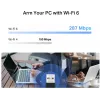 USB Wi-Fi adapteris MERCUSYS MA14N — USB Type‑A, 2.4 GHz vienos juostos, iki 287 Mb/s, juodas