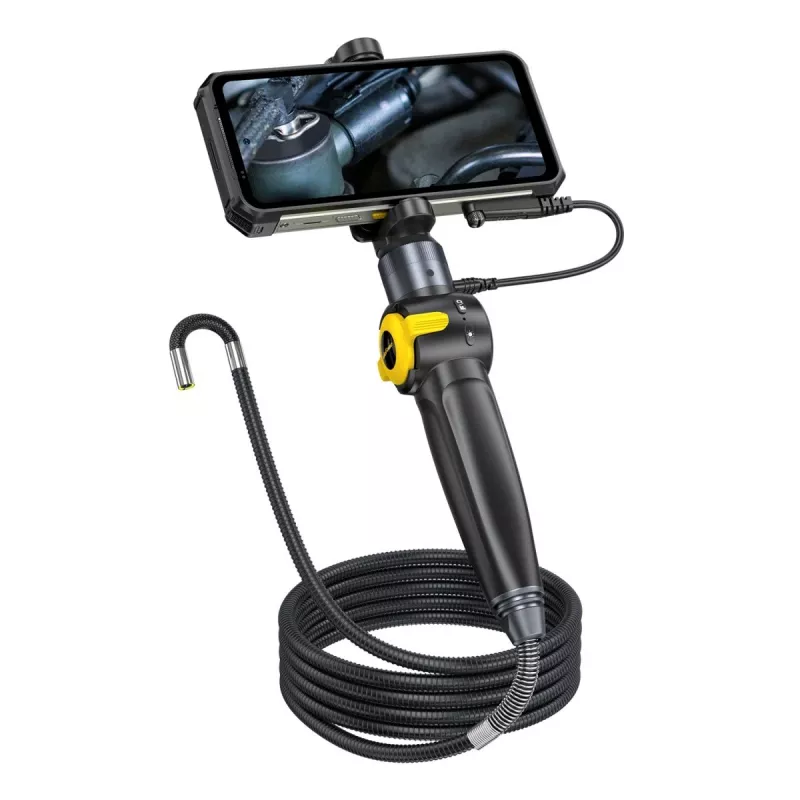 Endoskopas UleFone EC03 1080P su vandeniui atspariu lanksčiu kabeliu, modelis UF-EC03