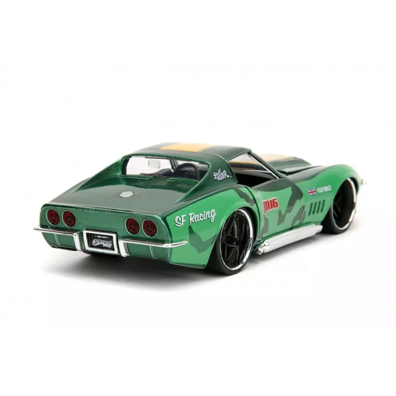 Automobilis Jada Toys Street Fighter 1969 Chevrolet 1:24 Metalinis Žalias