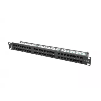 Lanberg PPU6-1048-B - Pataisų skydas - 1U - 19 inch
