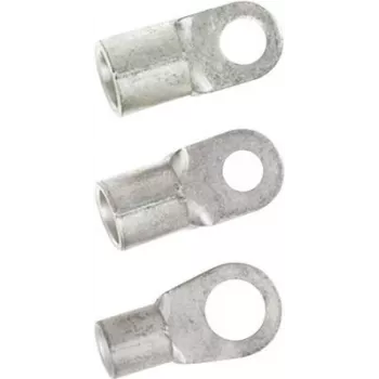 LappKabel žiedinis kabelio antgalis, skerspjūvis (maks.) 1,5 mm², skylės skersmuo 4,3 mm, neizoliuotas metalinis, 63204045, 100 vnt.