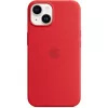 Apple iPhone 14 Silikoninis dėklas su MagSafe, (PRODUCT)RED