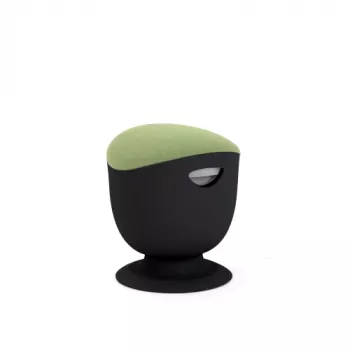 Ergonominė balansavimo kėdė Up Up Seul Black, D42 Green audinys