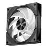 Korpusas DeepCool CG580 4F Midi Tower — ATX/MicroATX/ITX, grūdintas stiklas, 3×120 mm + 1×120 mm ventiliatoriai, 2×3.5 colio ir 2×2.5 colio diskų vietos, USB-A×2 USB-C×1, juodas