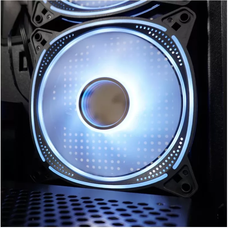 LC-Power korpusas MidiTower 715B juodas USB3.2 / Audio be maitinimo šaltinio SEAMLESS_X LC-715B-ON