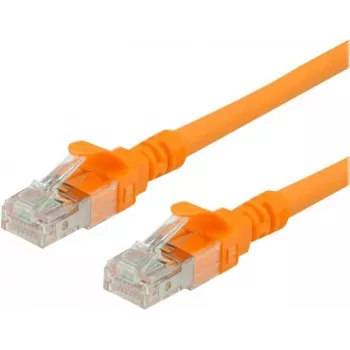 ROLINE jungiamasis laidas RJ-45 (M) į RJ-45 (M) - 2 m - UTP - CAT 6a - halogenų neturintis, lietas, vytas - oranžinis (21.15.2772)