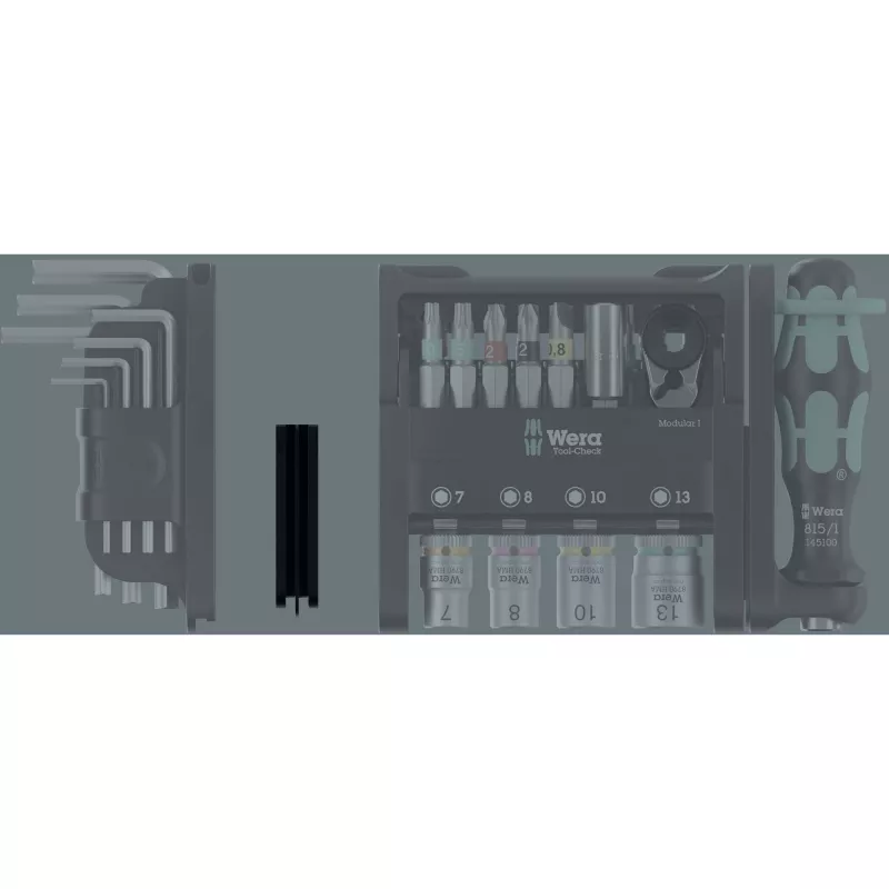 Adapteris Wera Tool-Check Modular 10.5 x 47.0 x 16.5 mm