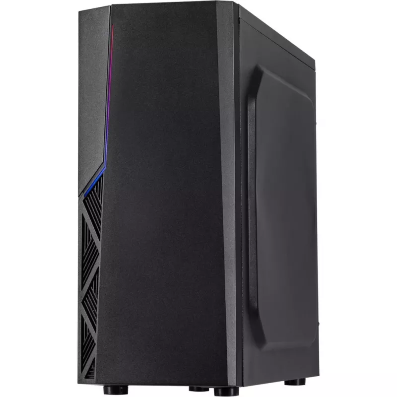 Inter-Tech B-02 Midi Tower korpusas be maitinimo šaltinio