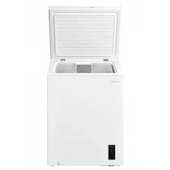 Midea Šaldiklis MDRC207FEE01 | Energijos efektyvumo klasė E | Skrynia | Laisvai pastatomas | Aukštis 85 cm | Bendras naudingasis tūris 142 L | Baltas