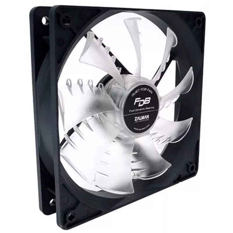 Zalman ZM-F3 FDB(SF) kompiuterio korpuso ventiliatorius 12 cm juodas, permatomas